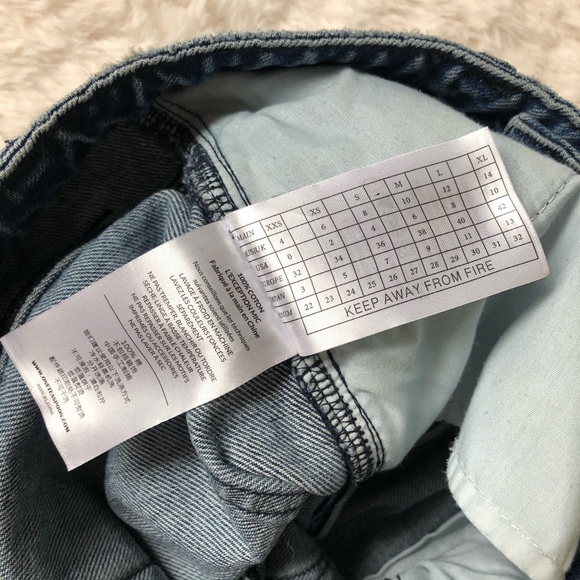 One Teaspoon High Waisted Bandits Denim Shorts - Picture 12 of 12